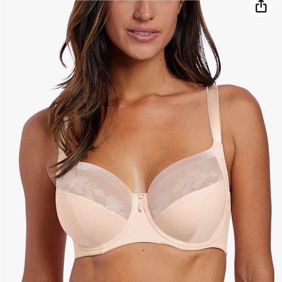 Fantasie Illusion Underwire Side Support Full Coverage Bra in Natural Beige 30E - Picture 1 of 6